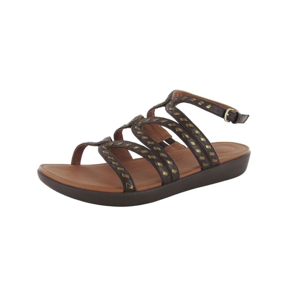 Fitflop Womens 'Strata Whipstitch Leather Gladiator' Sandals